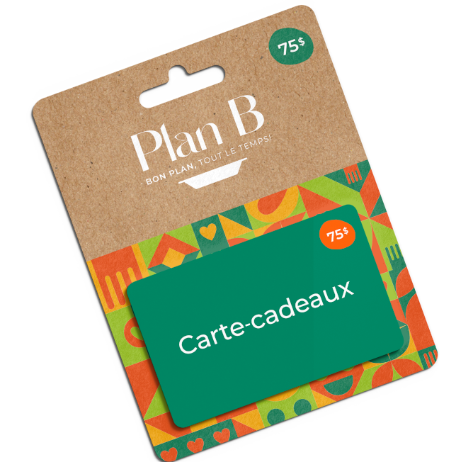 Carte-cadeaux Plan B