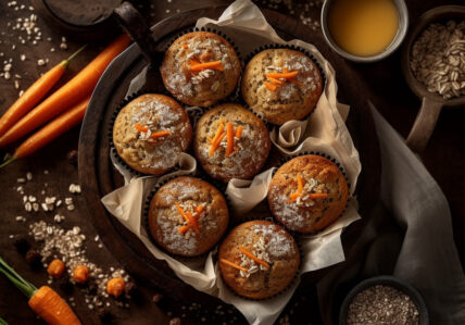 Muffin aux carottes (3 unités)