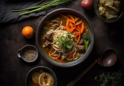 Consommé tonkinois au boeuf teriyaki