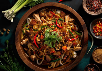 Sauté de porc effiloché à la vietnamienne