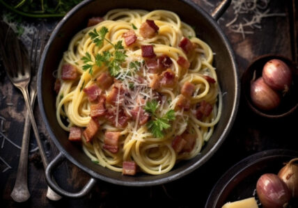 Onctueuse sauce carbonara