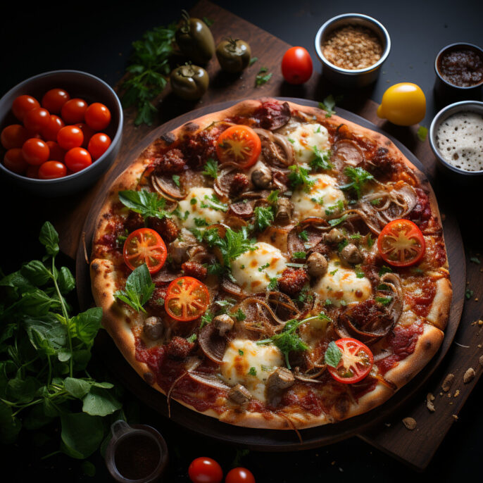 Pizza au smoked-meat
