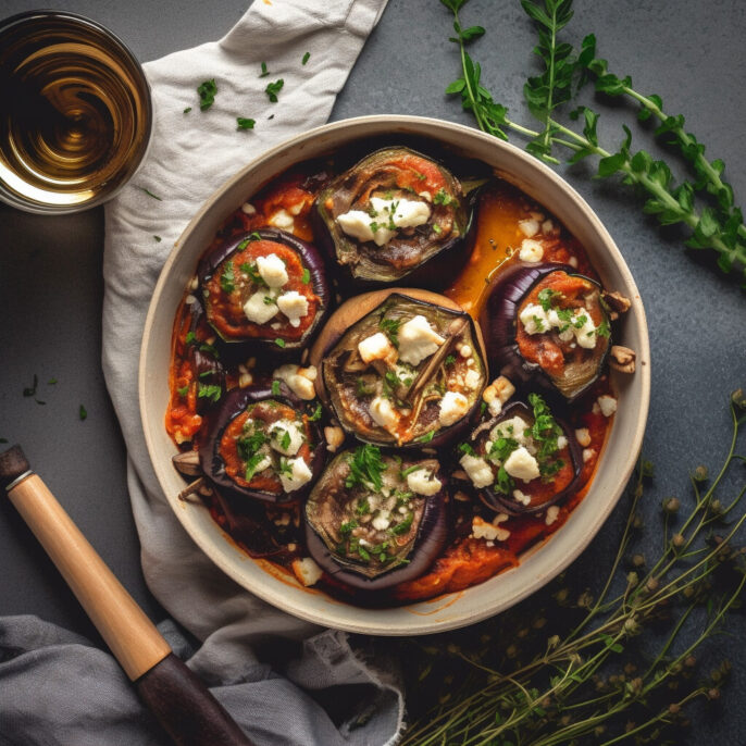 Aubergines farcies agneau moussaka