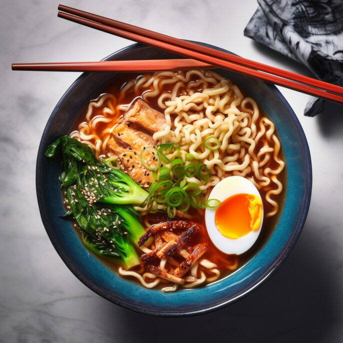Bol ramen aigre-doux