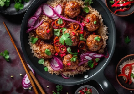 Boulettes de volaille sucrées à la thaï