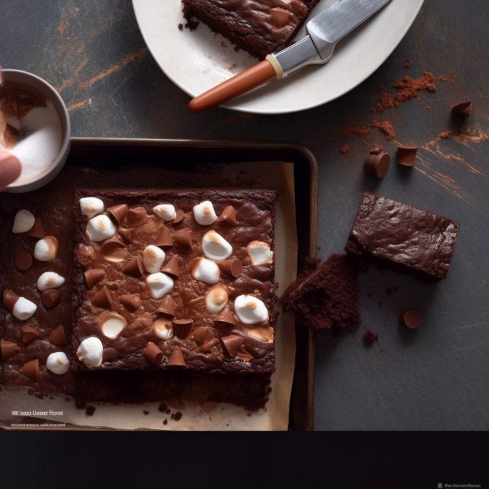 Brownie à la guimauve (3 unités)