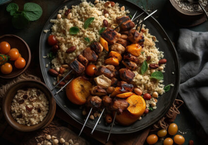 Couscous royal et keftas d'agneau