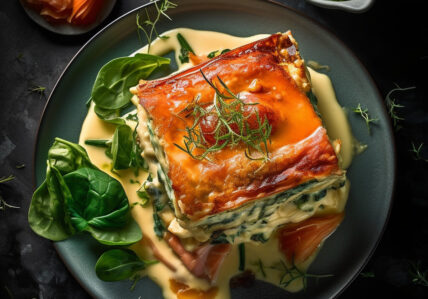 Fameuse lasagne de saumon aux épinards