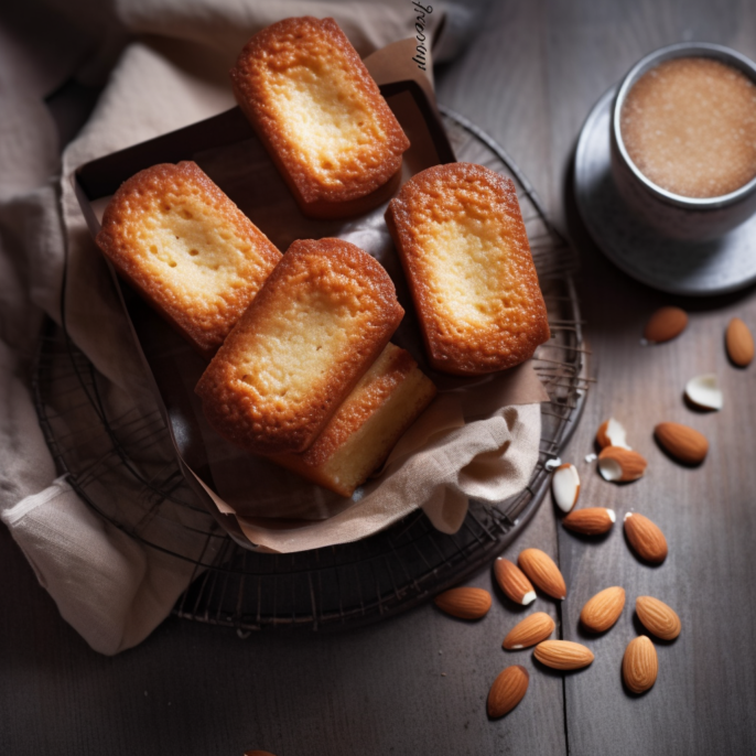 Financiers aux amandes (3 unités)