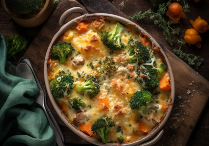Gratin de légumes frais, tout simplement!