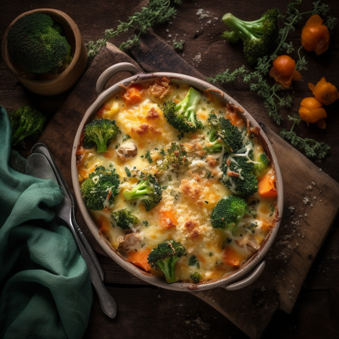 Gratin de légumes frais, tout simplement!