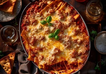 Lasagne gratinée à la bolognaise