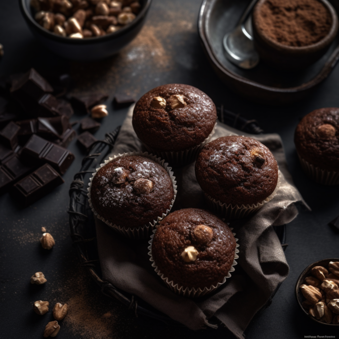 Muffins choco-vanille (3 unités)