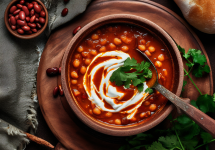 Notre satisfaisant chili végé