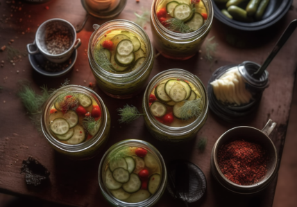 Pickles maison et radis sucrés