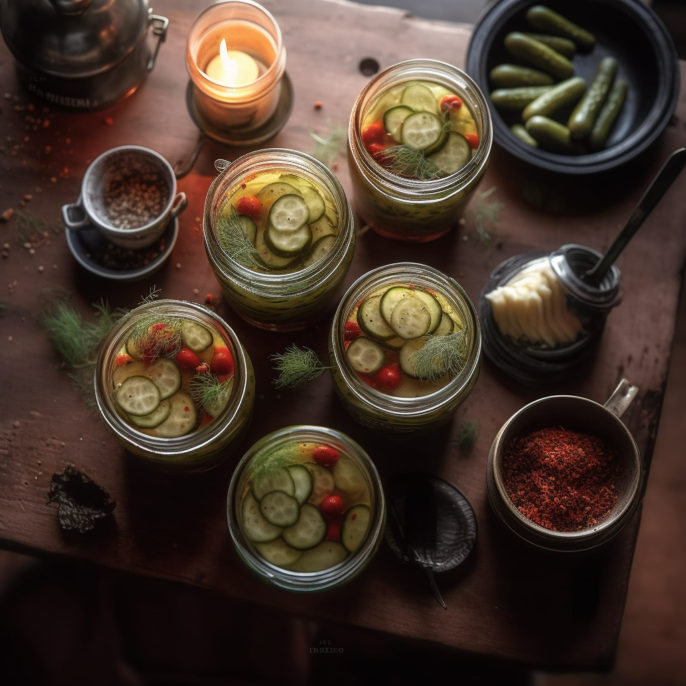 Pickles maison et radis sucrés