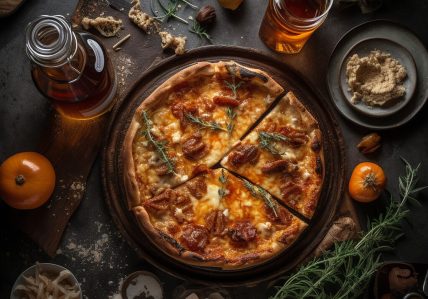 Pizza aux côtes-levées