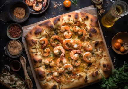 Pizza aux fruits de mer