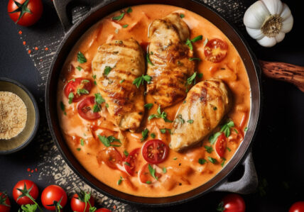 Poitrine de poulet à l'andalouse