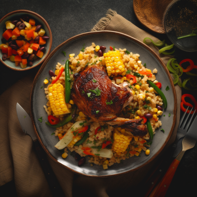 Poulet à la jerk