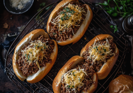 Ptit-pains farcis gratinés