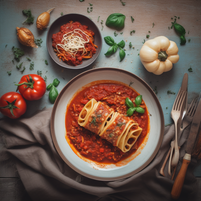 Rouleaux de lasagne touts garnis