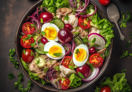 Salade de thon gourmande à la méditérranéenne
