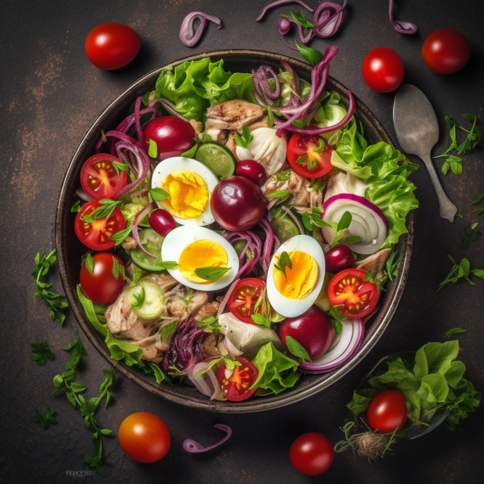 Salade de thon gourmande à la méditérranéenne