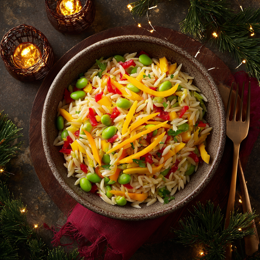 Salade d'orzo a la vietnamienne