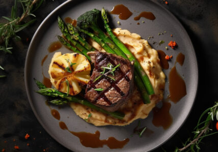 Steak aux poivres classique