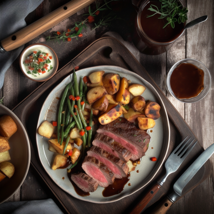 Surlonge de boeuf et pommes de terre O'Bryan