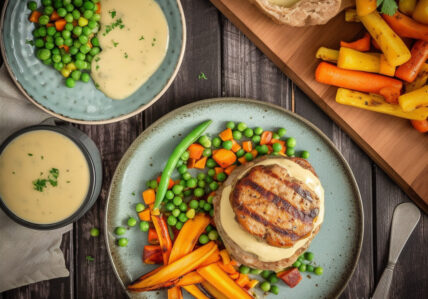 Tournedos de volaille grillé et sauce à la crème