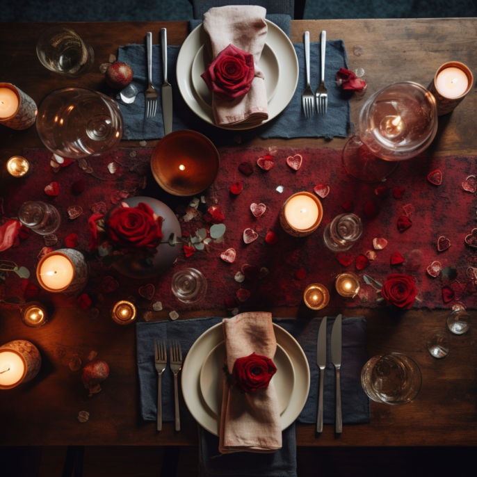 Repas de la Saint-Valentin